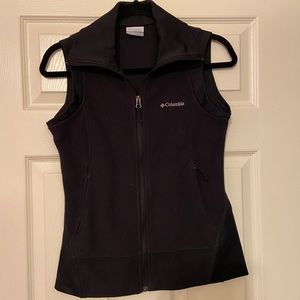 Columbia fleece vest, Black XS